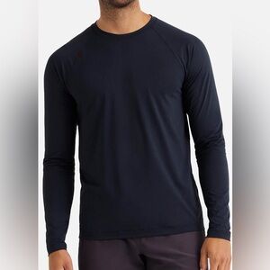 RHONE Men's Reign Long Sleeve- Navy Blue